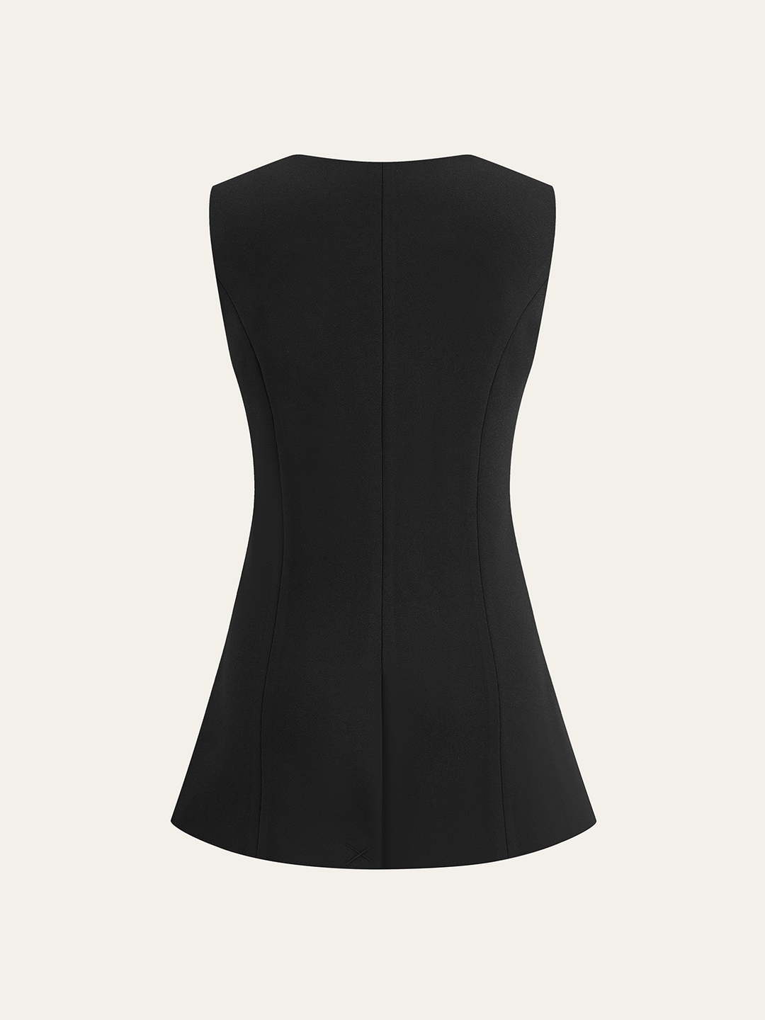 Metal Detail V-Neck Vest