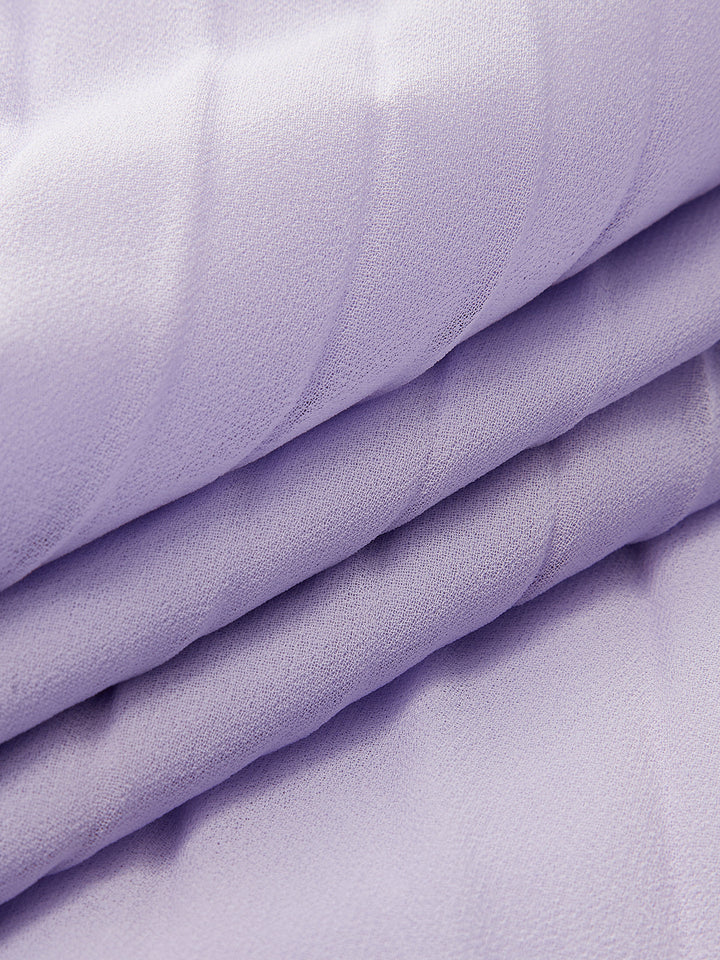 Chiffon Pleated Ruffle Halter Neck Maxi Dress