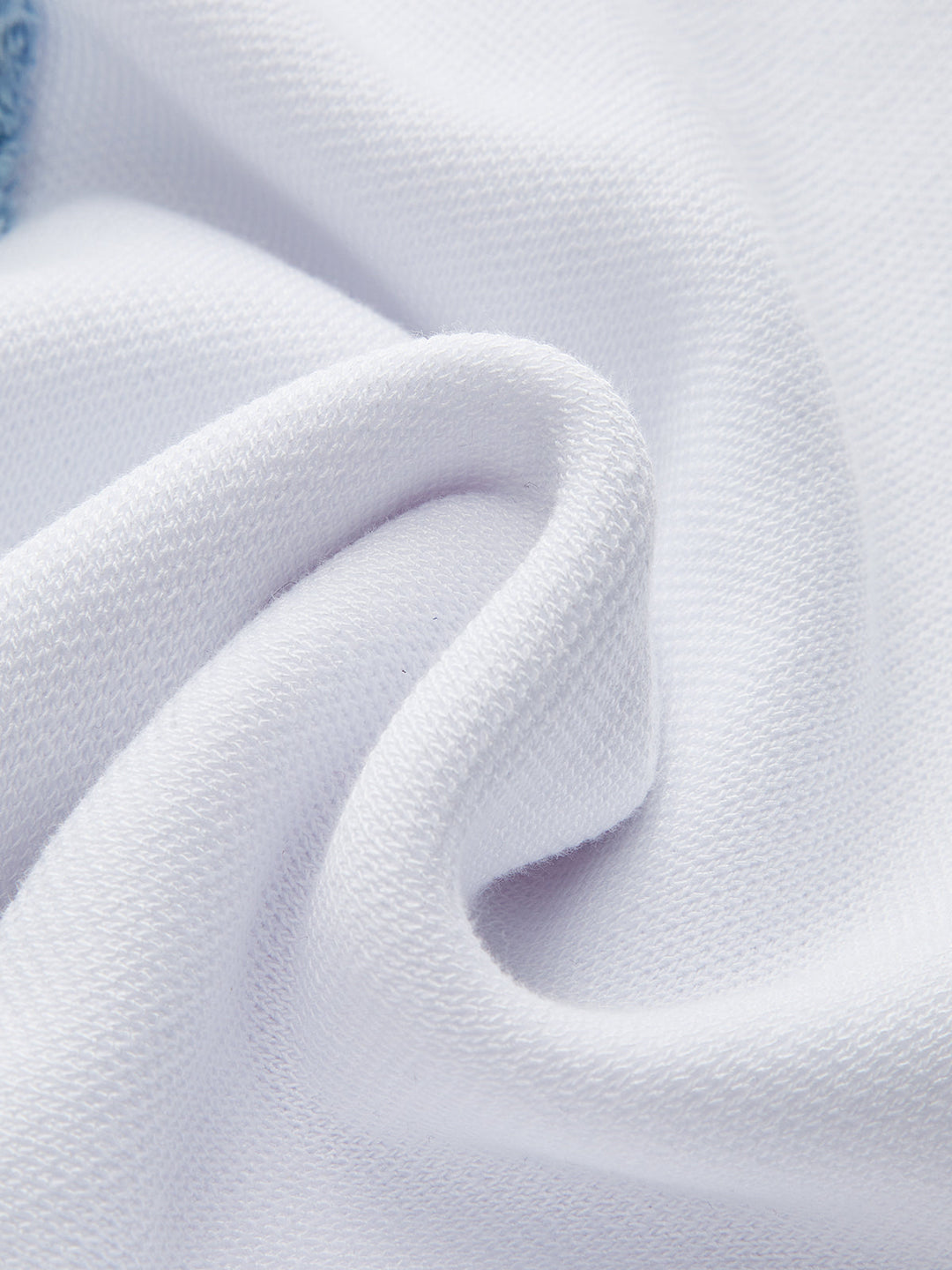 Denim Trim Button-Front Ruffle Hem Midi Dress