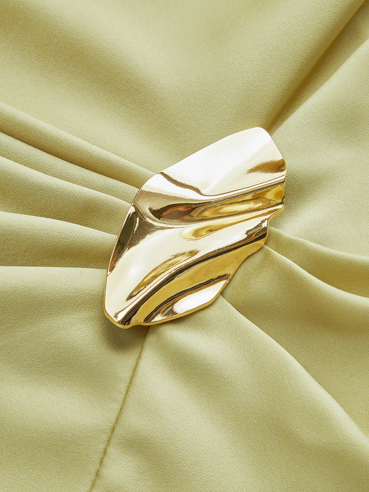 One-Shoulder Ruched Top