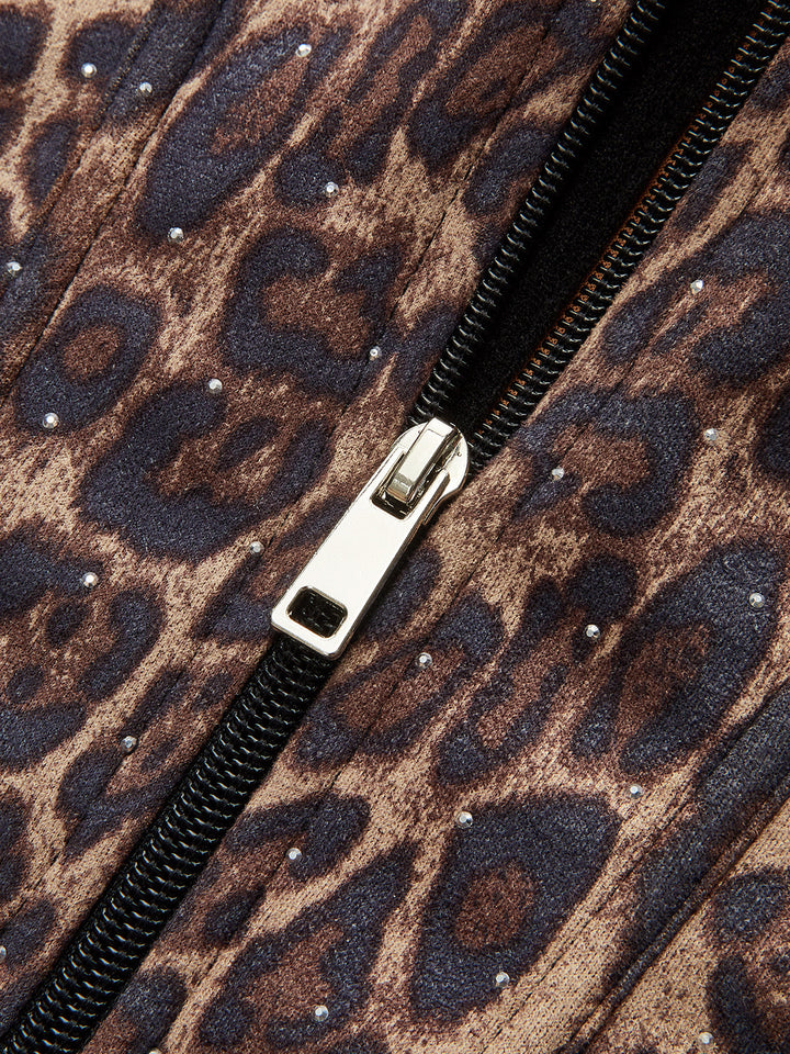 Leopard Print Corset Top
