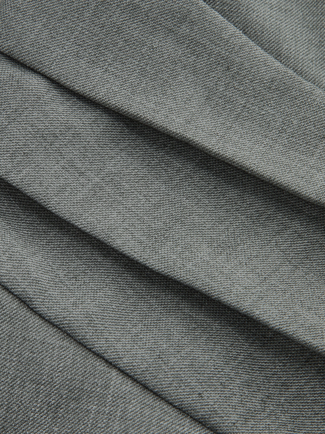 Ruched Waist V-Neck Asymmetric Top