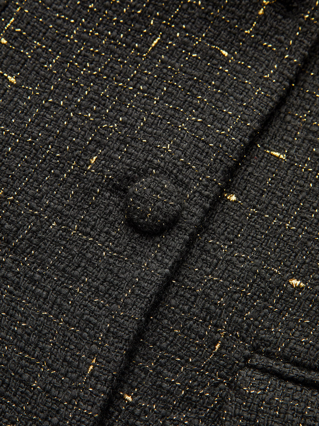 Tweed Belted Sleeveless Vest