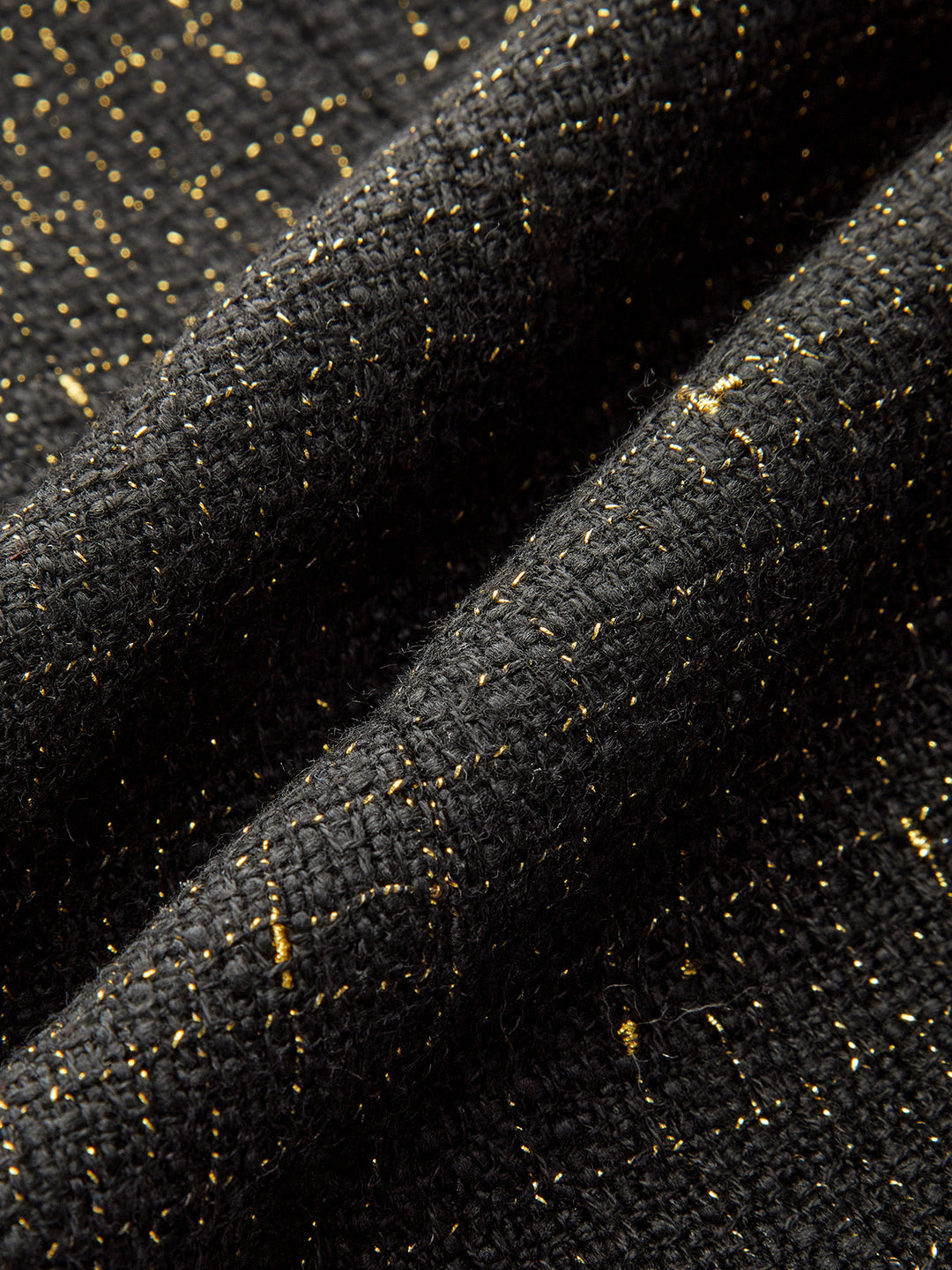 Tweed Belted Sleeveless Vest