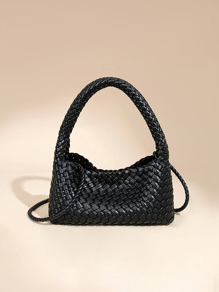 Woven PU Leather Bag