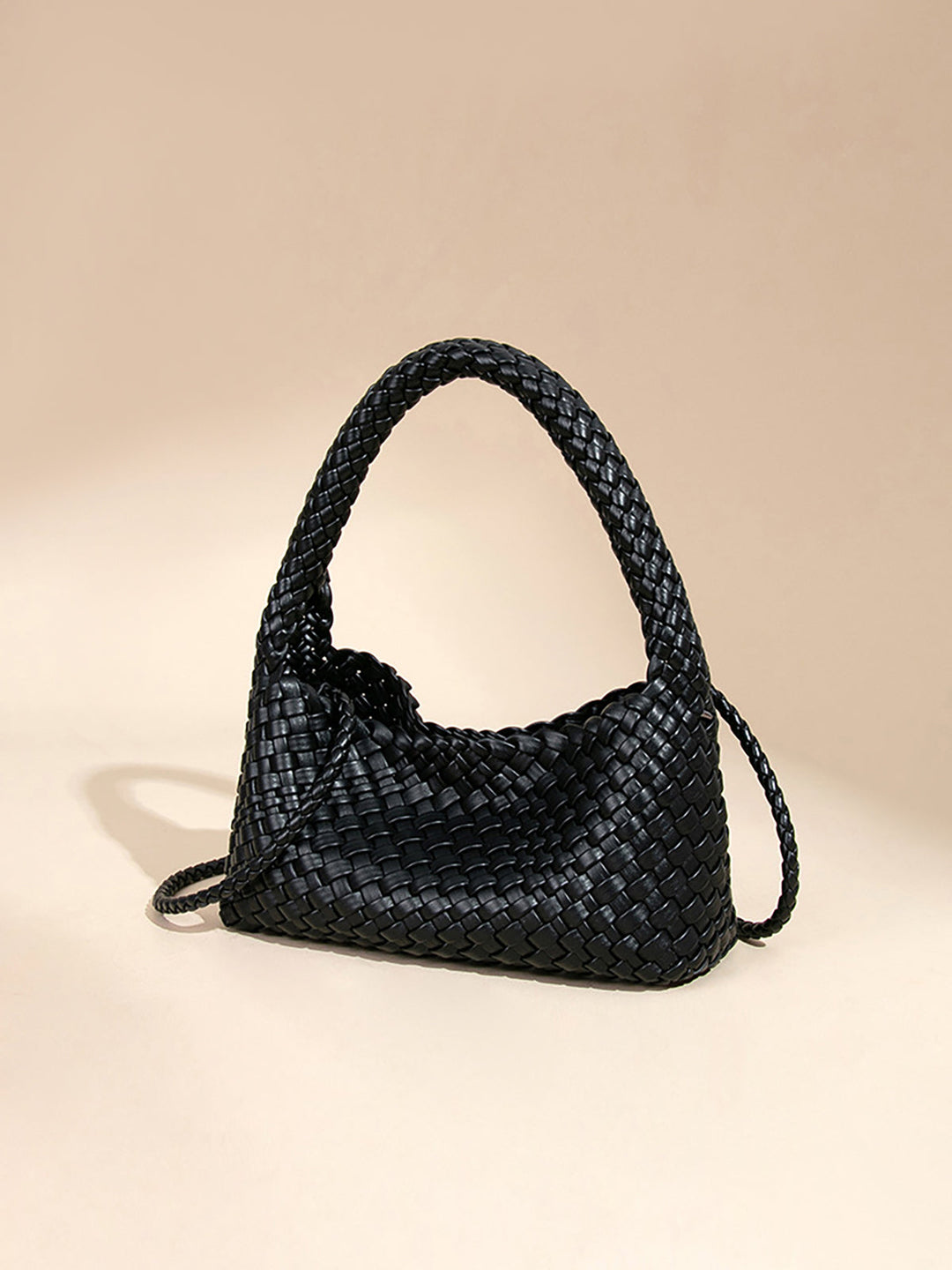Woven PU Leather Bag