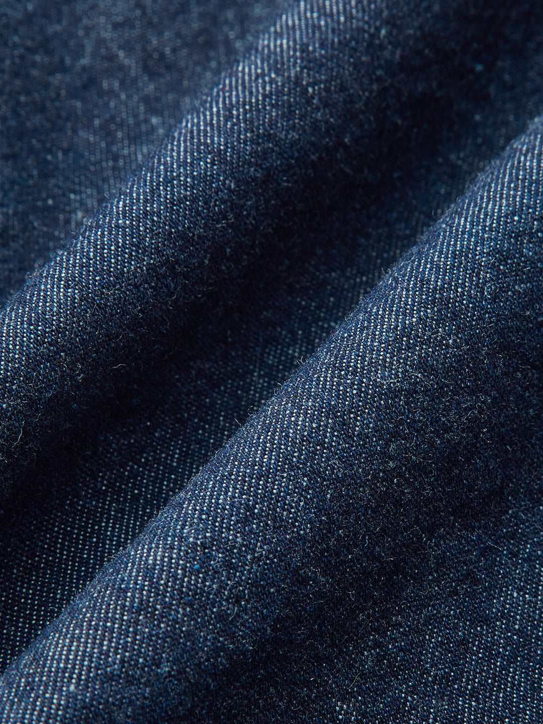 Long Denim Shirt with Drawstring Waist