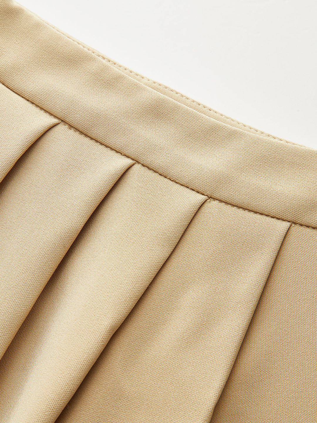 Two-Tone Asymmetric Midi Skirt