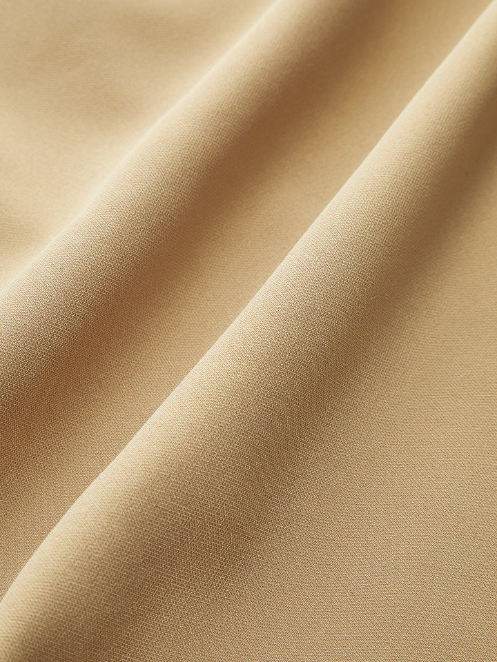 Two-Tone Asymmetric Midi Skirt