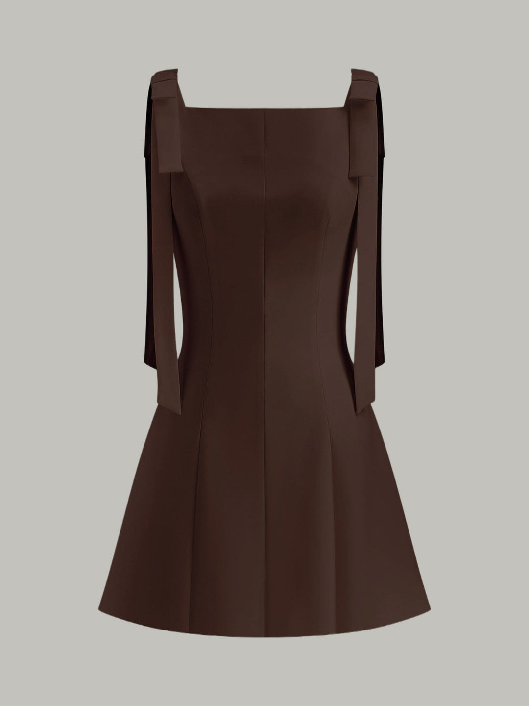 Bow-Strap Mini Dress