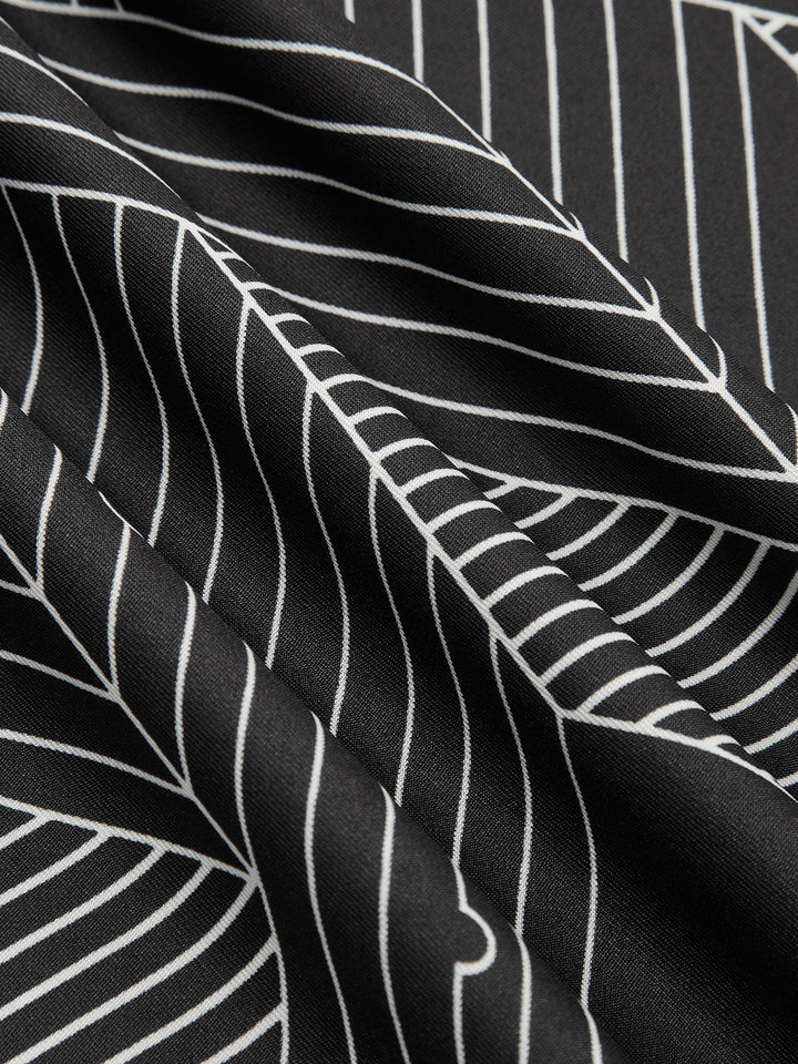 Geometric Print Square Scarf