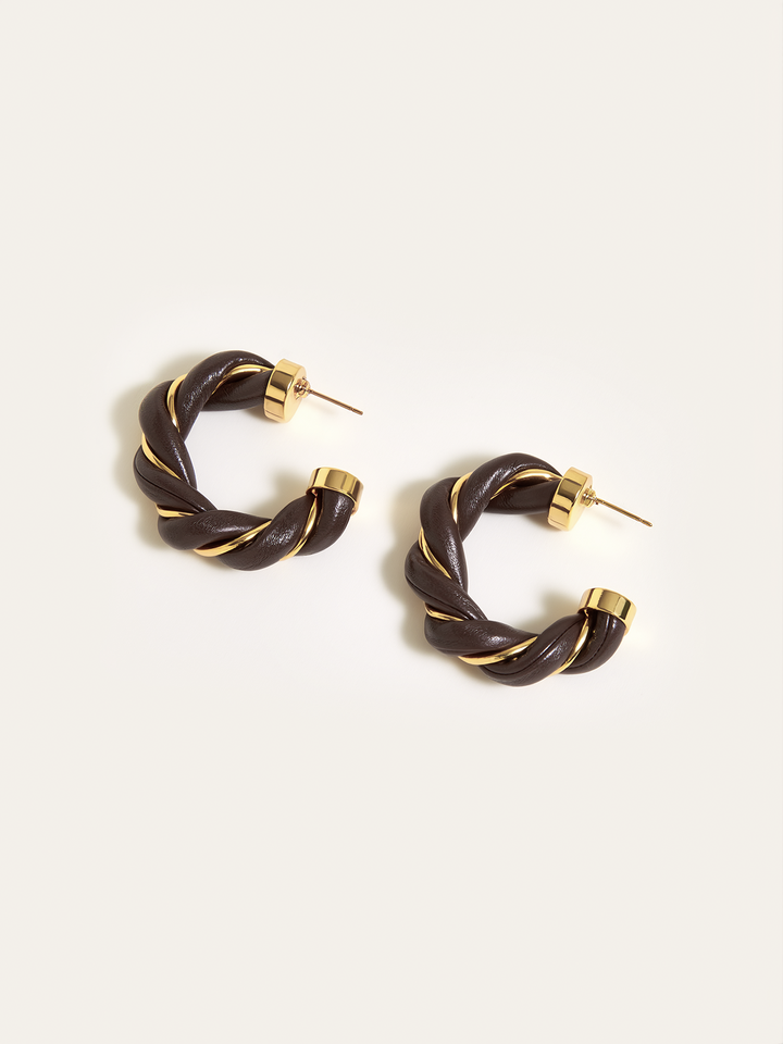Twisted Hoop Earrings
