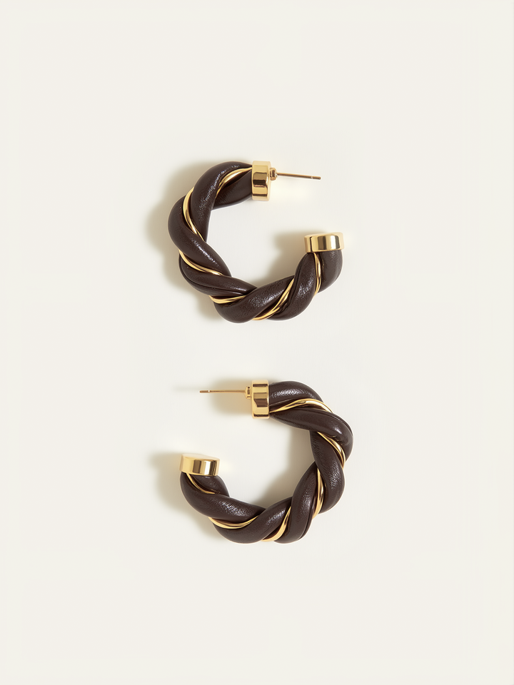 Twisted Hoop Earrings