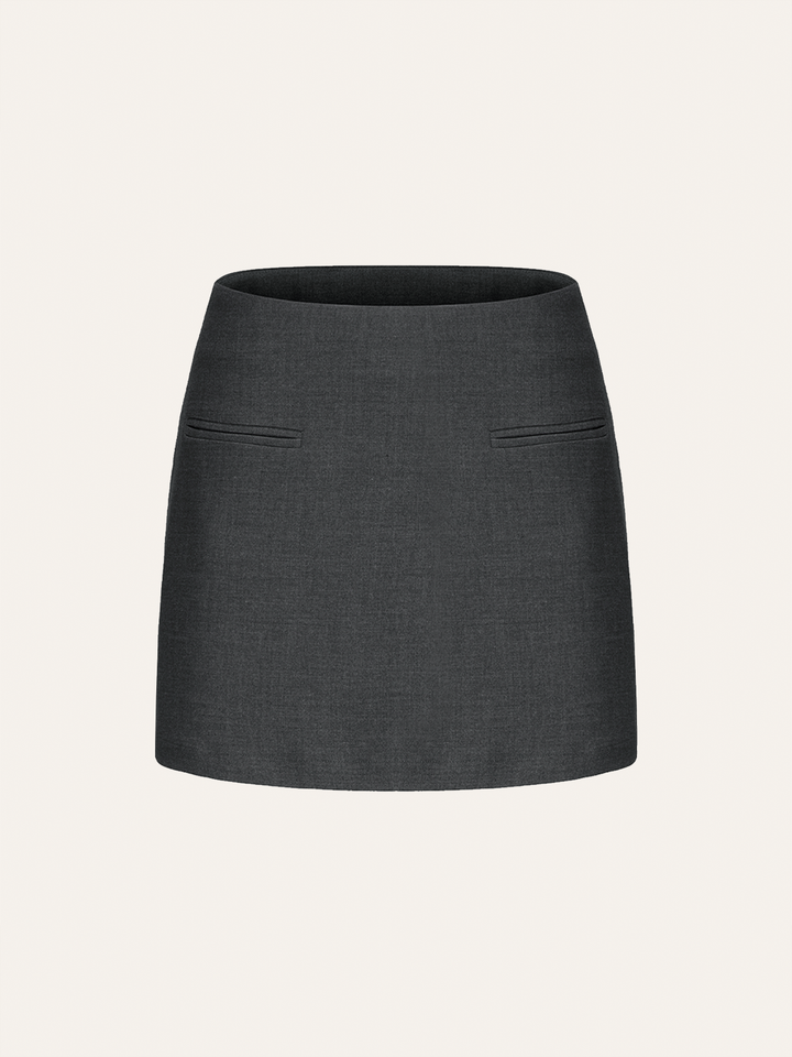 Mid-Waist Mini Skirt