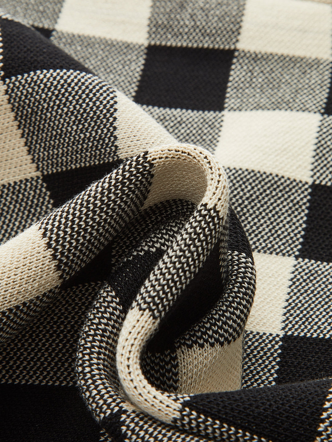 Checkered Cami Peplum Top and Skirt Set