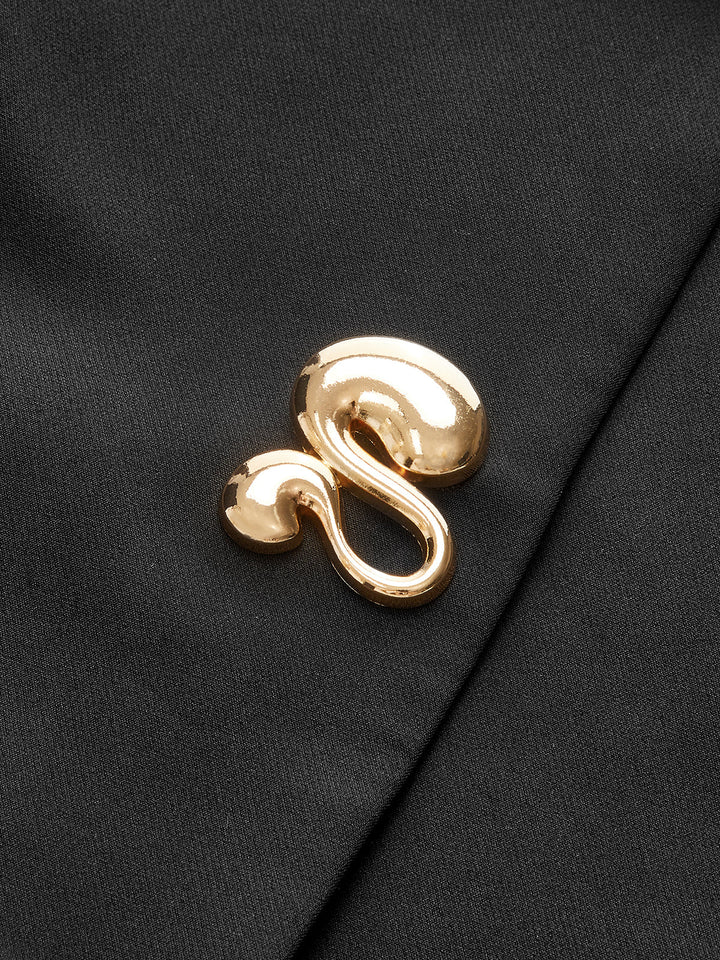 Metal Detail Cap Sleeve Vest