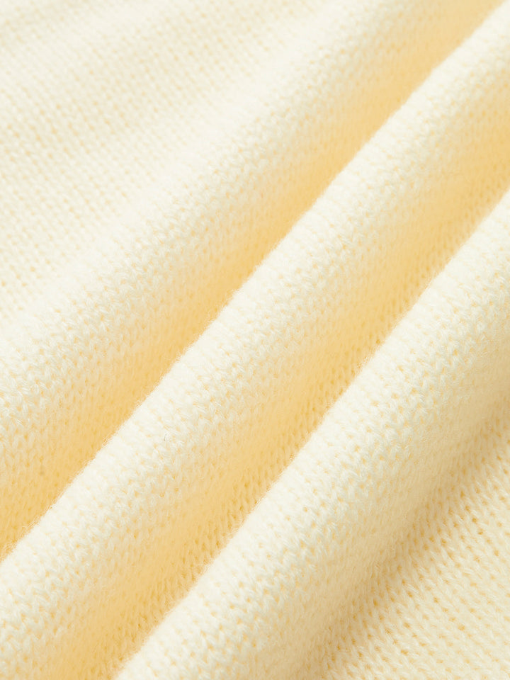 Contrast Striped Trim Short Sleeve Knit Top