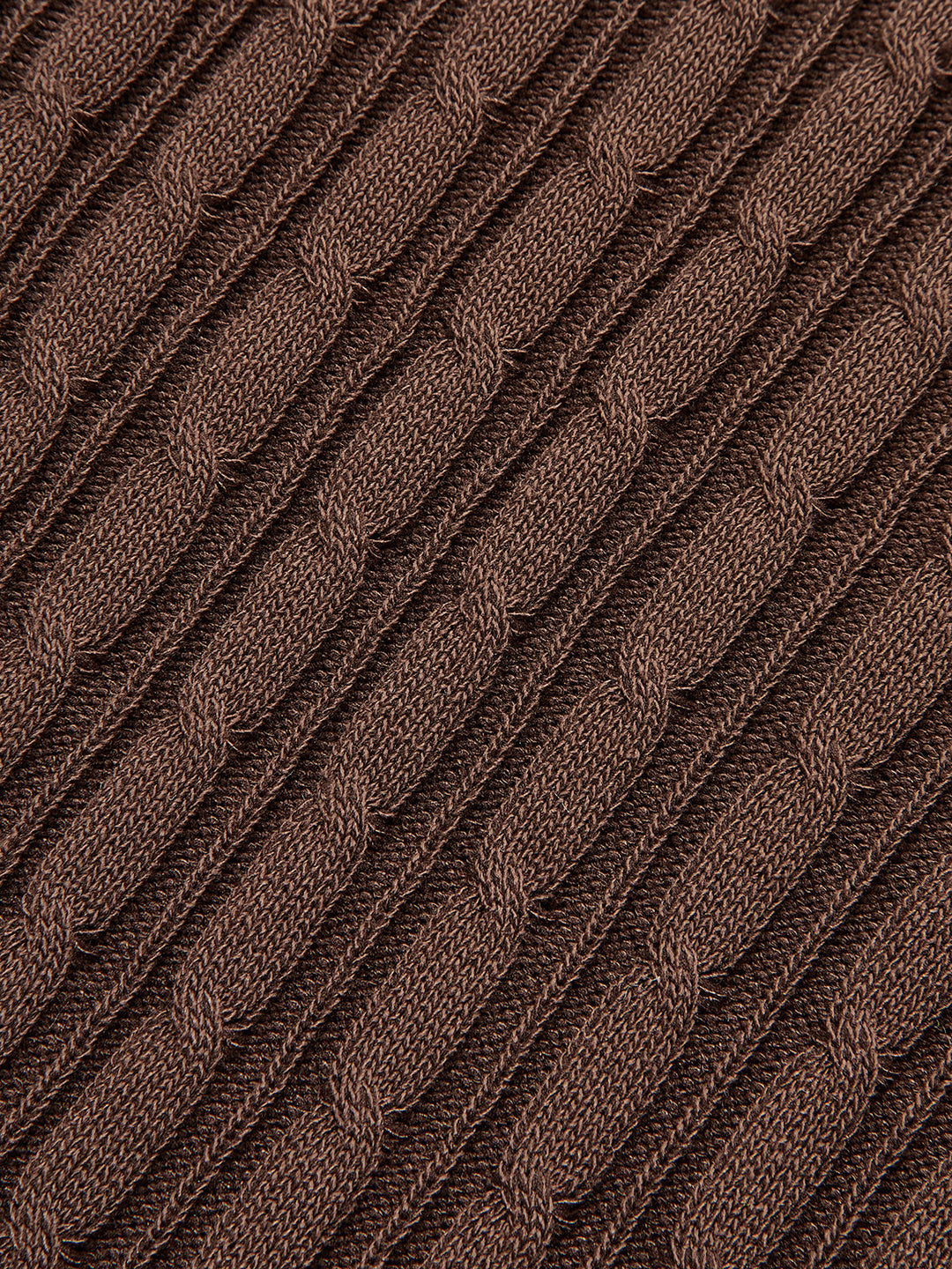 Cable-Knit Short-Sleeve Polo Dress