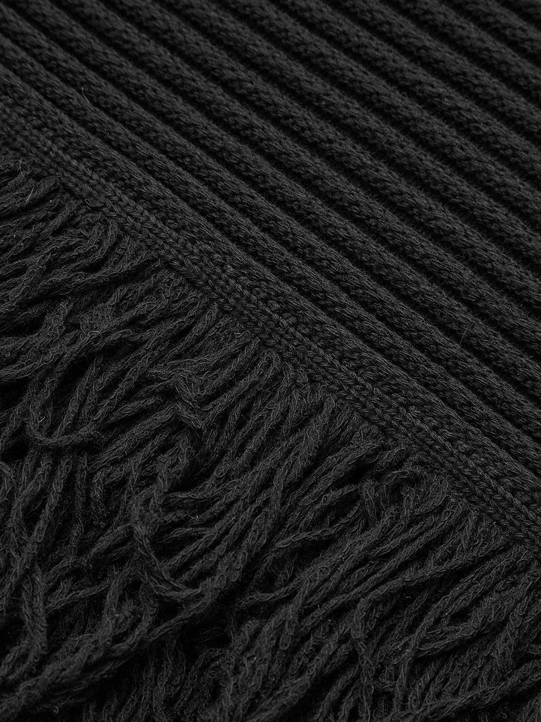 Sleeveless Fringe Hem Sweater Dress