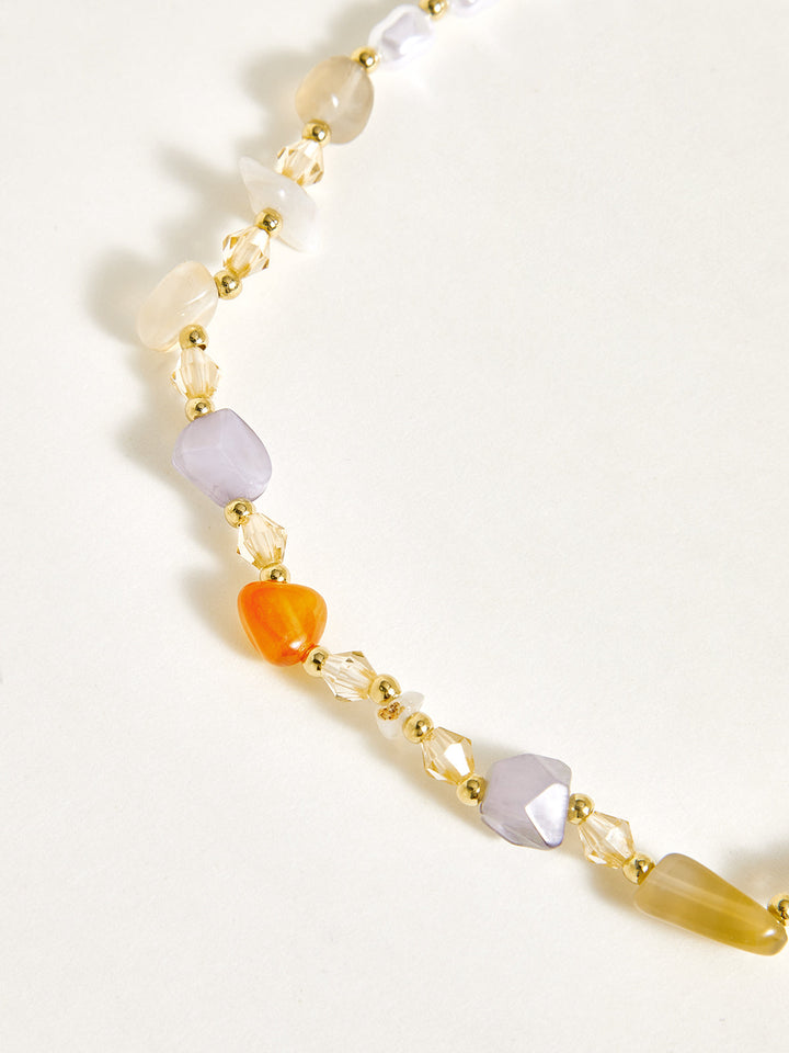 Colorful Stone Double-Layered Bracelet