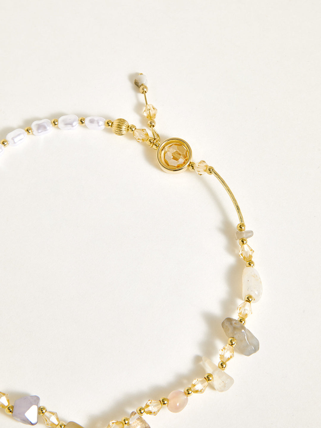 Colorful Stone Double-Layered Bracelet