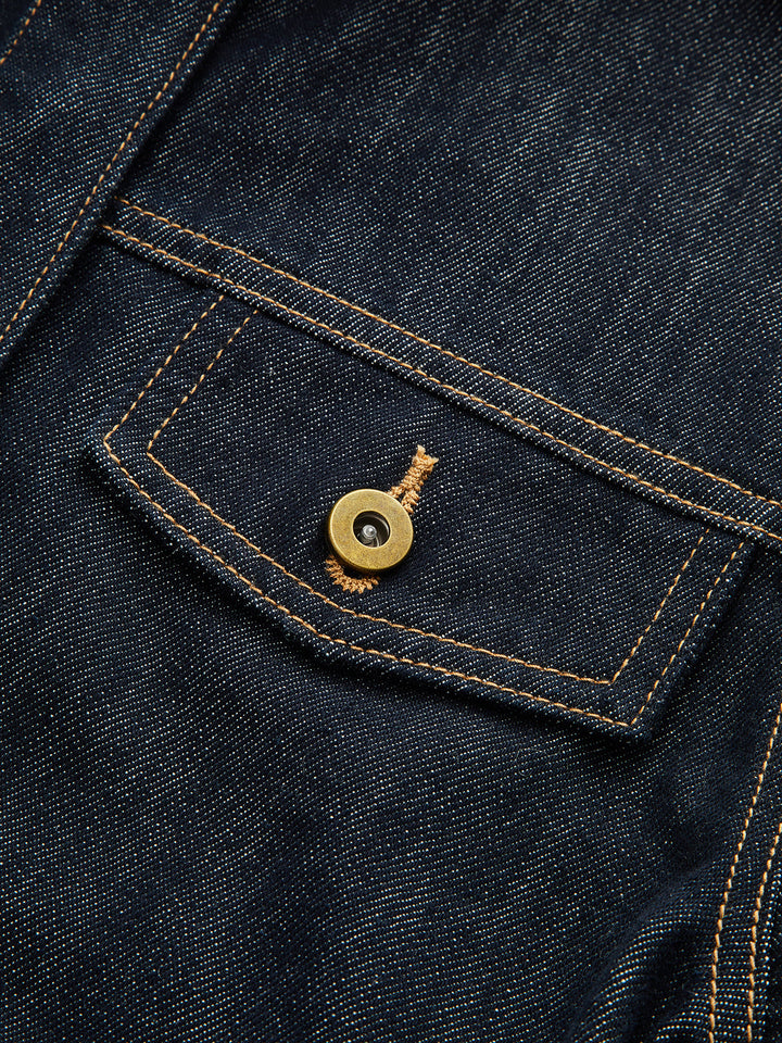 Short Sleeve Cropped Denim Top