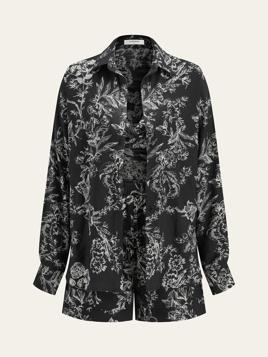 Floral Print Three-Piece Set