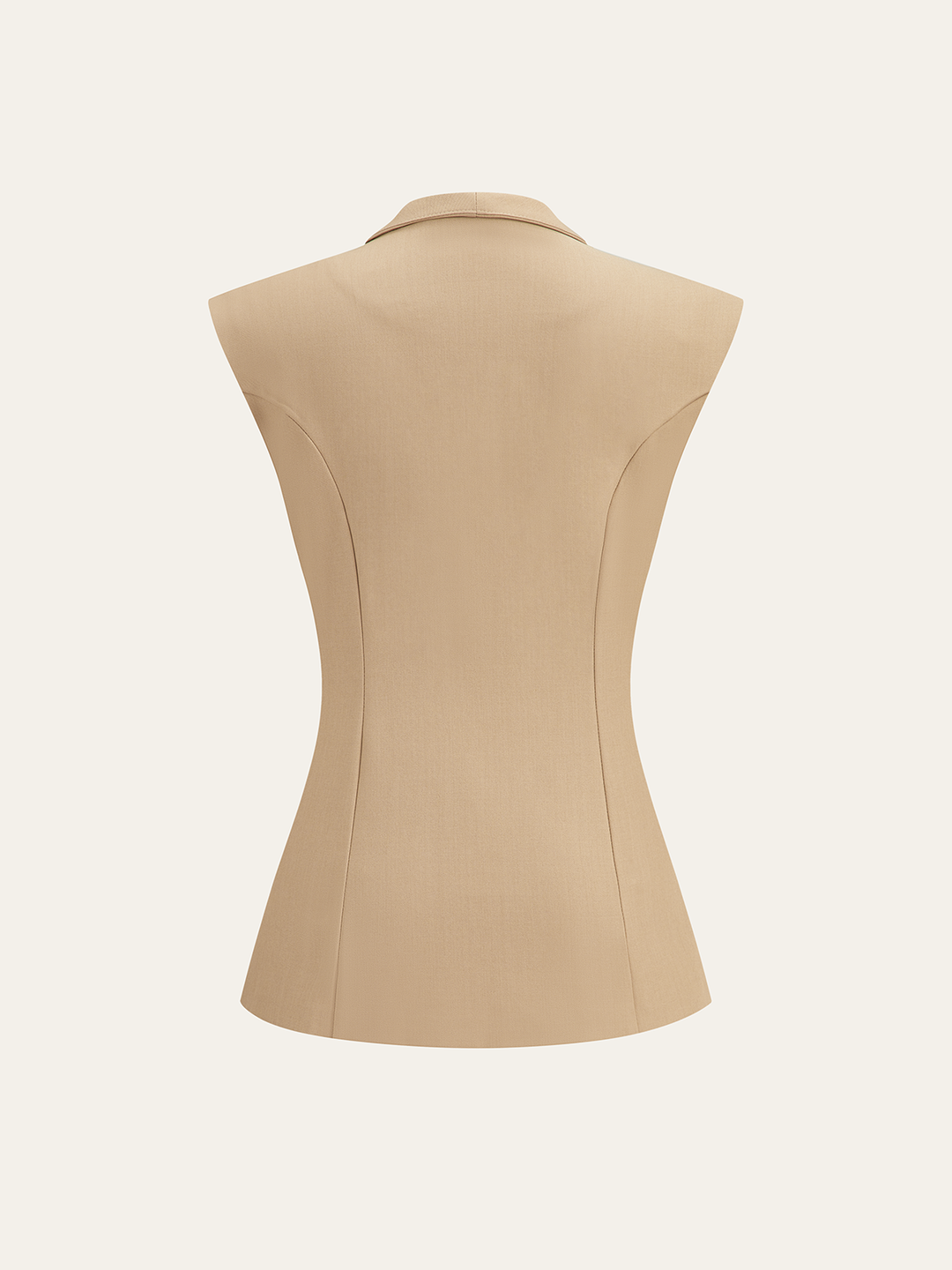 Double-Breasted Sleeveless Vest and Pants Set