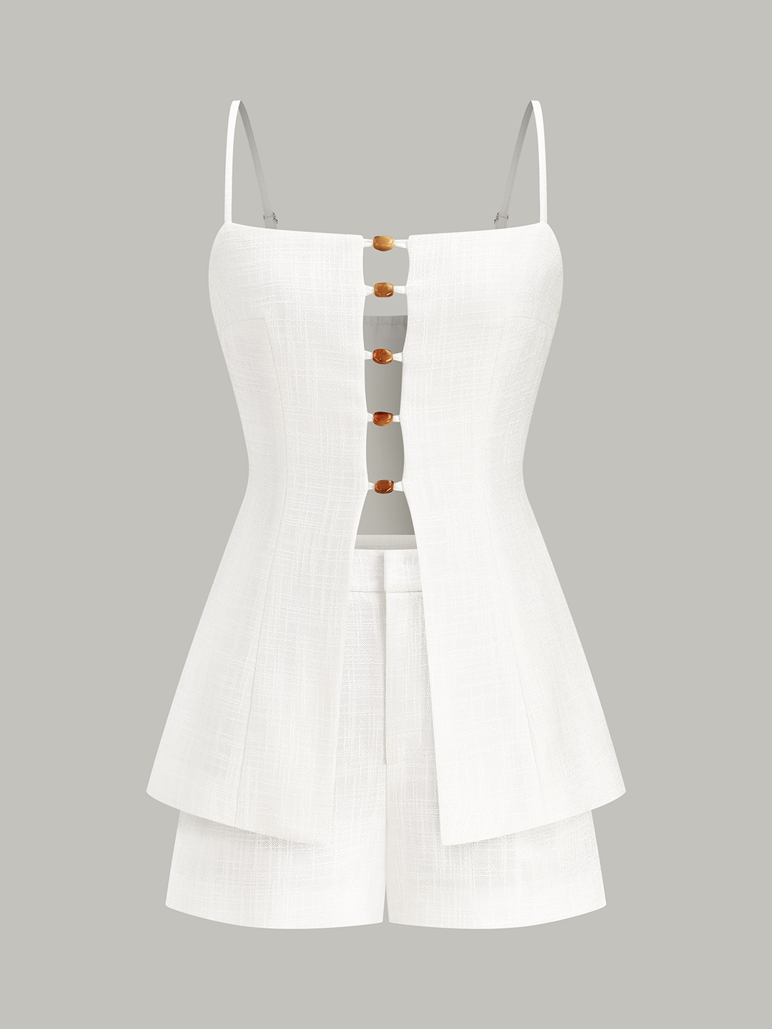 Cut-Out Cami Top and Shorts Set