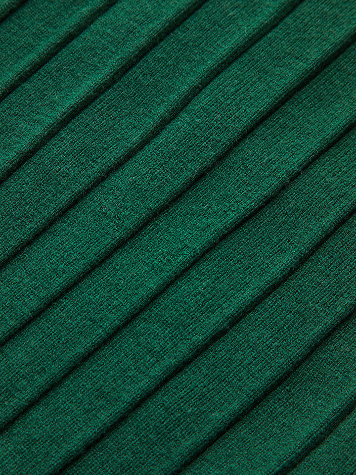 Metal Detail Cap Sleeve Ribbed Knit Vest