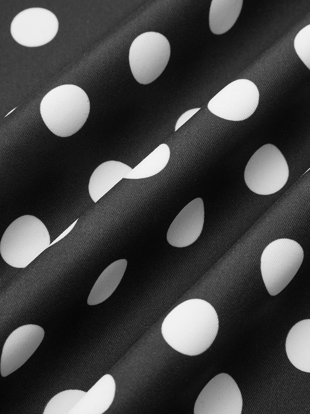 Polka Dot Sleeveless Midi Dress