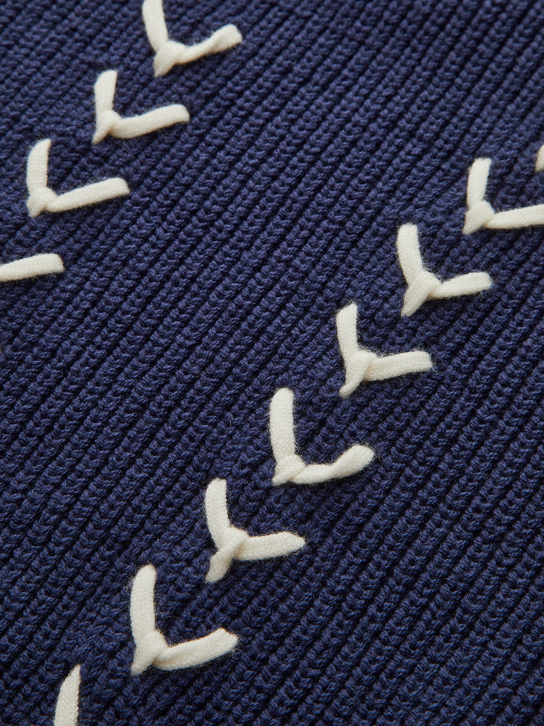 Zip Collared Knit Vest with Stitch Detailing