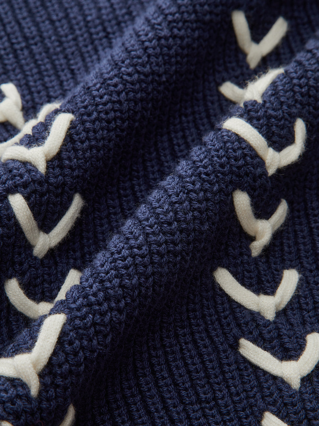 Zip Collared Knit Vest with Stitch Detailing