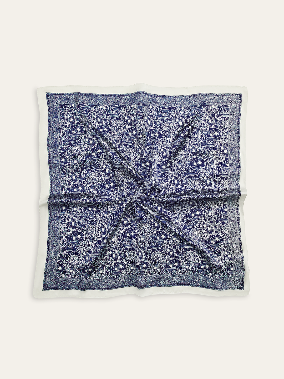 Paisley Print Square Scarf