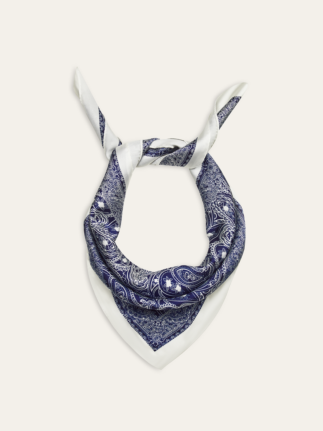 Paisley Print Square Scarf