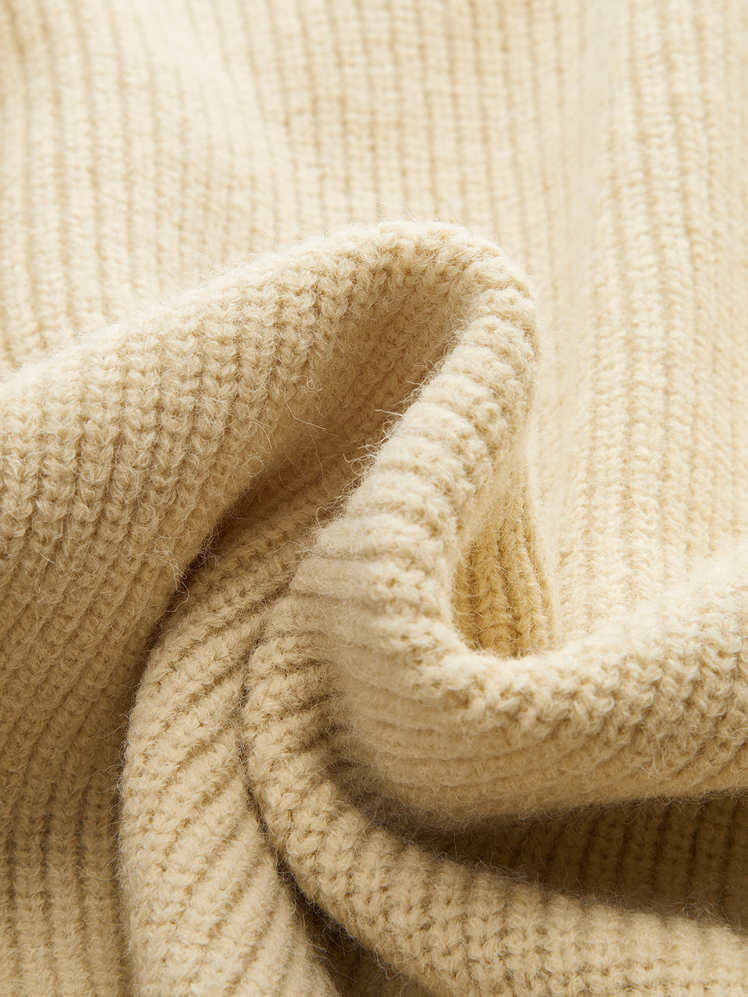 Denim Panel Button Knit Cardigan