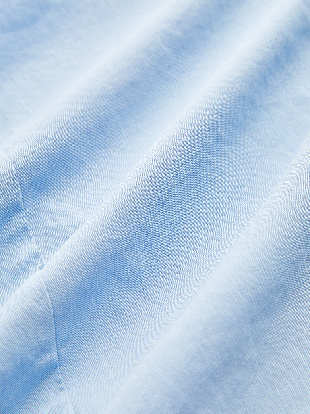 Asymmetric Metal Button Puff-Sleeve Shirt