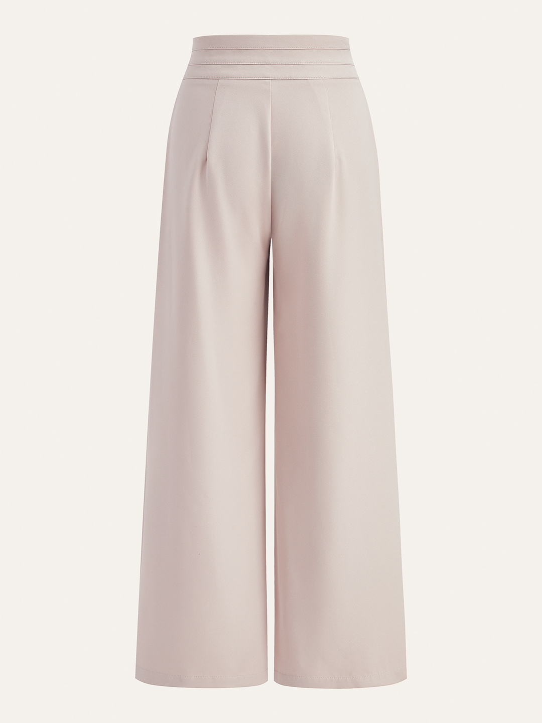 One-Shoulder Ruffled Top and Double-Button Pants Set