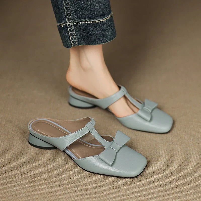 Ivora™ | Lina Square Toe Slippers
