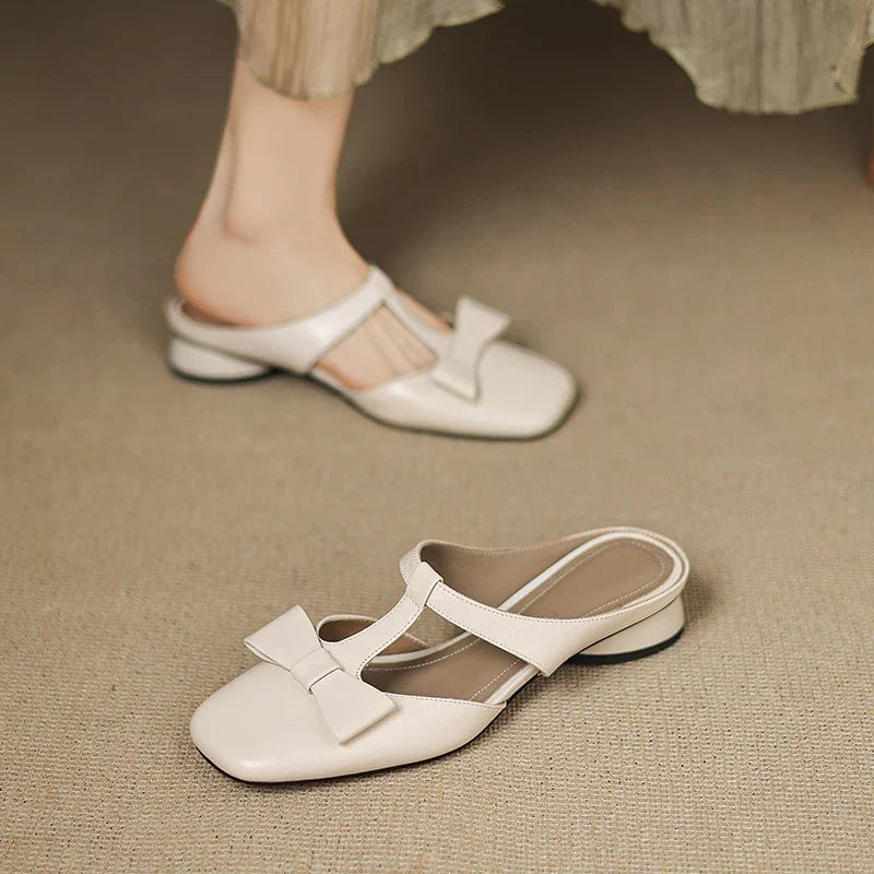 Ivora™ | Lina Square Toe Slippers