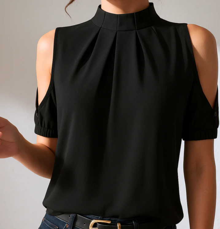 Inga | Black Blouse