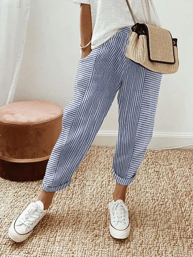 Loa | Striped Pants