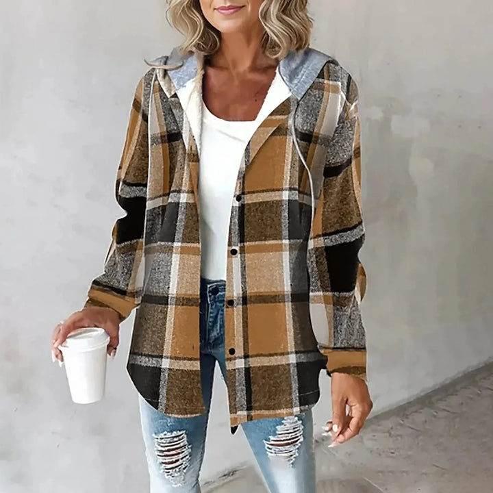 Sara Flannel Hoodie