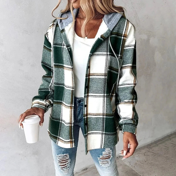Sara Flannel Hoodie
