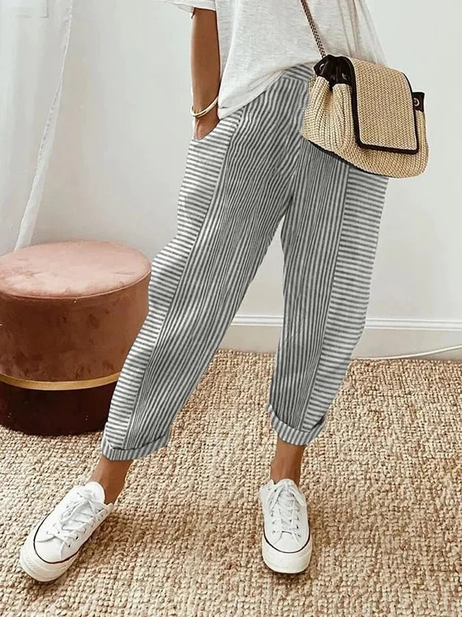 Loa | Striped Pants