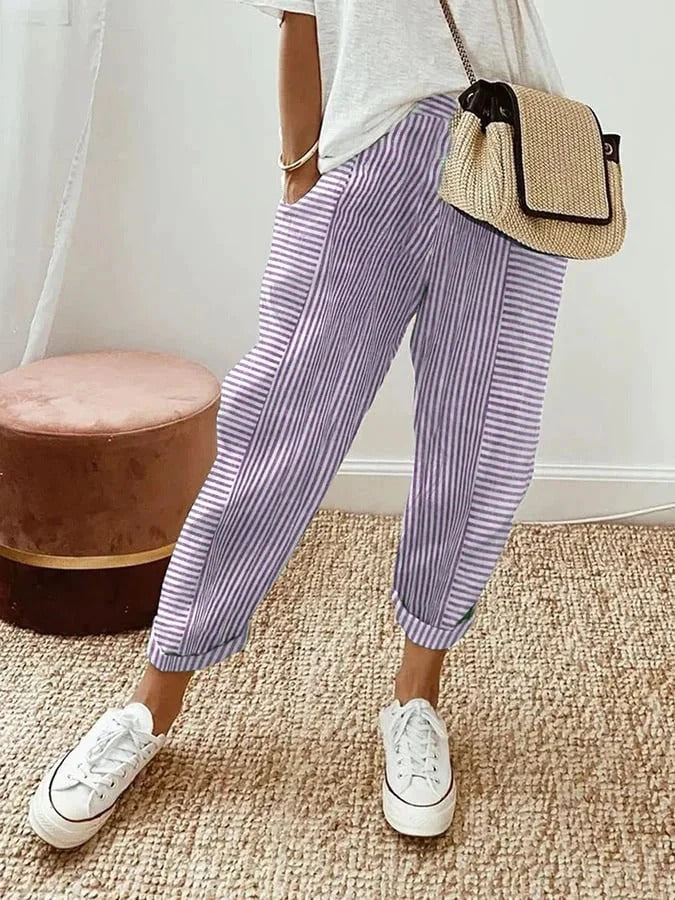 Loa | Striped Pants