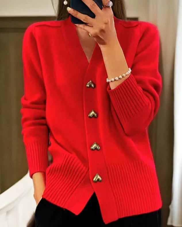 Adele Heart Cardigan