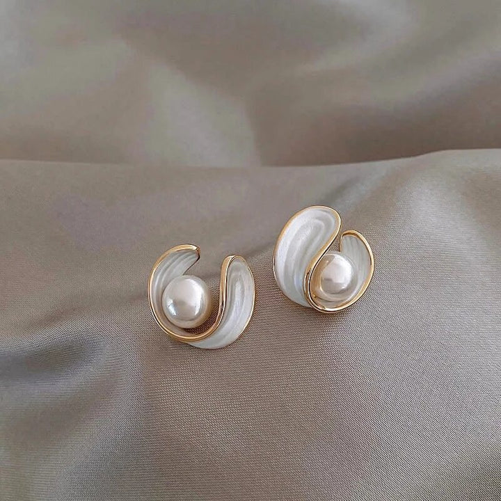 Antoinette Luxury White Opal Earrings