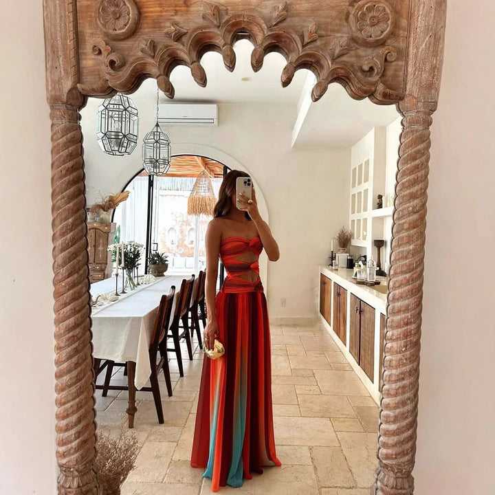 Margot | Long Strappy Dress