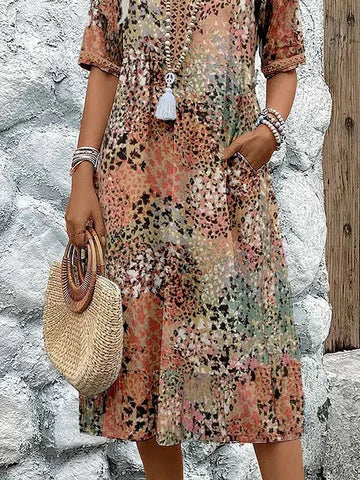 Harper | Vibrant Mid-Length Dress
